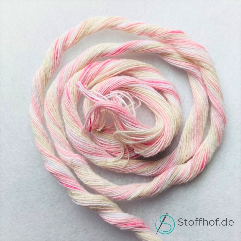 Makramee Garn Verzwirnt 3-4mm Candy Mix